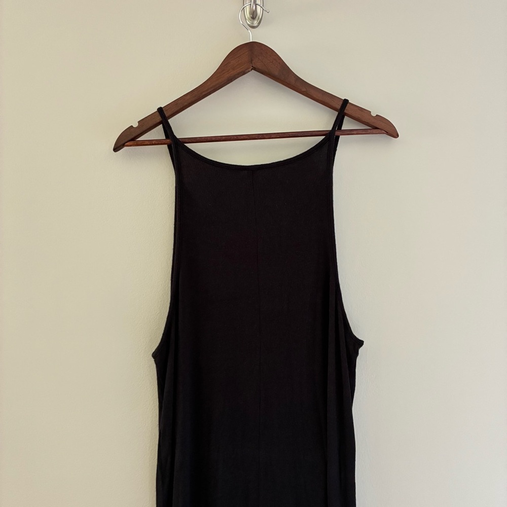 ATHLETA Well Rested Rib Sleep Dress in Black Size L - Picture 5 of 8
